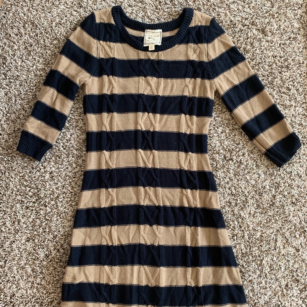 Pink Rose sweater dress